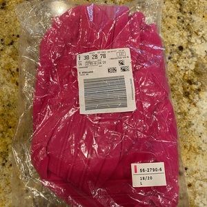 Hot pink Woman Within L light cardigan.